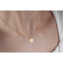 Nida Jewelry 925 Ayar Gümüş Pati Isim Kolye