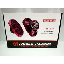 Reiss Oval Midrange Hoparlör  - 250W 100RMS Reiss Kayık Midrange