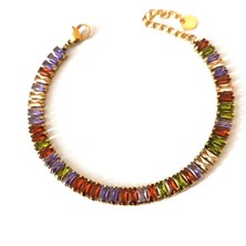 Hg.Aksesuar Kadın Zirkon Taşlı Çelik Bileklik