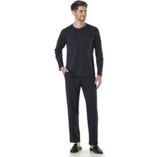Pierre Cardin 5595 Bordo  Damatlık Ropteşambr 5 Li Pijama Set