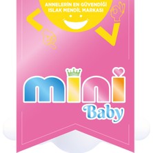 Mini Baby Keşfet (12+24 Ay) Islak Mendil 25'li x 2 Paket = 50 Adet