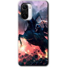 MRC İletişim Xiaomi Redmi K40 Kılıf Hd Desen Baskılı Arka Kapak - Bloodhorne