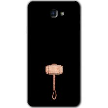 MRC İletişim Samsung Galaxy J7 Prime 2 Kılıf Hd Desen Baskılı Arka Kapak - Thor Çekiç