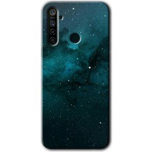 MRC İletişim Realme 5i Kılıf Hd Desen Baskılı Arka Kapak - Yıldızlararası