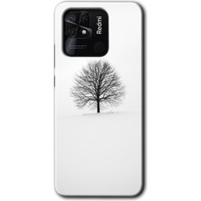 MRC İletişim Xiaomi Redmi 10C Kılıf Hd Desen Baskılı Arka Kapak - Alone Tree
