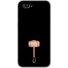 MRC İletişim Realme C2 Kılıf Hd Desen Baskılı Arka Kapak - Thor Çekiç