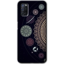 MRC İletişim Oppo A72 Kılıf Hd Desen Baskılı Arka Kapak - Gezegen Döngüsü