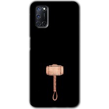 MRC İletişim Oppo A52 Kılıf Hd Desen Baskılı Arka Kapak - Thor Çekiç