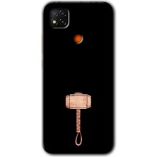 MRC İletişim Xiaomi Redmi 9c Kılıf Hd Desen Baskılı Arka Kapak - Thor Çekiç