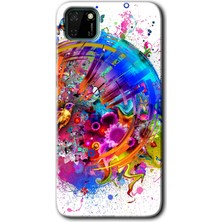 MRC İletişim Huawei Y5P Kılıf Hd Desen Baskılı Arka Kapak - 4K Clock