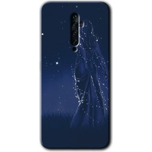 MRC İletişim Oppo Reno 2z Kılıf Hd Desen Baskılı Arka Kapak - Gecenin Kraliçesi