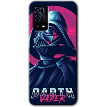 MRC İletişim Oppo A55 Kılıf Hd Desen Baskılı Arka Kapak - Darth Vader