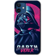 MRC İletişim Apple iPhone 12 Kılıf Hd Desen Baskılı Arka Kapak - Darth Vader