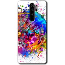 MRC İletişim Xiaomi Redmi Note 8 Pro Kılıf Hd Desen Baskılı Arka Kapak - 4K Clock