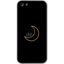 MRC İletişim Apple iPhone 5s Kılıf Hd Desen Baskılı Arka Kapak - Iyi Geceler