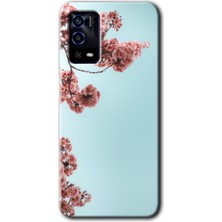 MRC İletişim Oppo A55 Kılıf Hd Desen Baskılı Arka Kapak - Japon Çiçeği