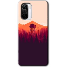 MRC İletişim Xiaomi Redmi K40 Pro Kılıf Hd Desen Baskılı Arka Kapak - Gözlem Kulesi