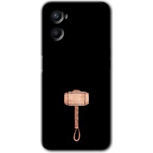 MRC İletişim Oppo Reno 3 Kılıf Hd Desen Baskılı Arka Kapak - Thor Çekiç