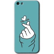 MRC İletişim Apple iPhone 5 Kılıf Hd Desen Baskılı Arka Kapak - Mutluluk