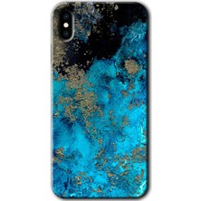 MRC İletişim Apple iPhone Xs Kılıf Hd Desen Baskılı Arka Kapak - Klas Mermer