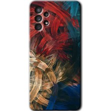 MRC İletişim Samsung Galaxy A52S Kılıf Hd Desen Baskılı Arka Kapak - Karma Boyalar