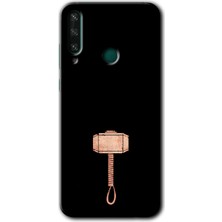 MRC İletişim Huawei Y6P Kılıf Hd Desen Baskılı Arka Kapak - Thor Çekiç