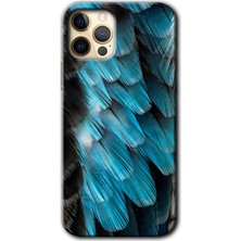 MRC İletişim Apple iPhone 12 Pro Kılıf Hd Desen Baskılı Arka Kapak - 9d Tüyler