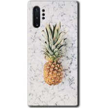 MRC İletişim Samsung Galaxy Note 10 Plus Kılıf Hd Desen Baskılı Arka Kapak - Ananas