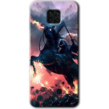 MRC İletişim Xiaomi Redmi Note 9s Kılıf Hd Desen Baskılı Arka Kapak - Bloodhorne