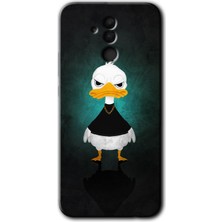 MRC İletişim Huawei Mate 20 Lite Kılıf Hd Desen Baskılı Arka Kapak - Angry Duck