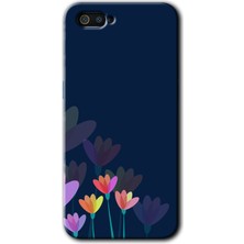 MRC İletişim Realme C2 Kılıf Hd Desen Baskılı Arka Kapak - Çizim Çiçekleri