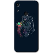 MRC İletişim Honor 8A Kılıf Hd Desen Baskılı Arka Kapak - Astronot Kıyafeti