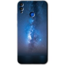 MRC İletişim Honor 8x Kılıf Hd Desen Baskılı Arka Kapak - Samanyolu