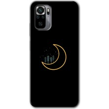 MRC İletişim Xiaomi Redmi Note 10 Kılıf Hd Desen Baskılı Arka Kapak - Iyi Geceler