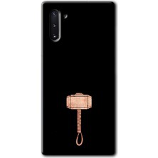 MRC İletişim Samsung Galaxy Note 10 Kılıf Hd Desen Baskılı Arka Kapak - Thor Çekiç
