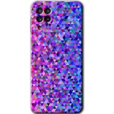 MRC İletişim Samsung Galaxy M32 Kılıf Hd Desen Baskılı Arka Kapak - Pixel Mozaik