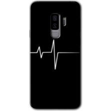 MRC İletişim Samsung Galaxy S9 Plus Kılıf Hd Desen Baskılı Arka Kapak - Heart Rytm