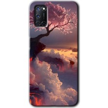 MRC İletişim Oppo A52 Kılıf Hd Desen Baskılı Arka Kapak - Uçurumdaki Hayat