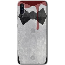 MRC İletişim Samsung Galaxy A30S Kılıf Hd Desen Baskılı Arka Kapak - Gentleman Blood