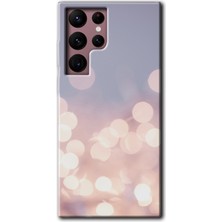 MRC İletişim Samsung Galaxy S22 Ultra Kılıf Hd Desen Baskılı Arka Kapak - Blur Lights