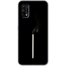 MRC İletişim Realme 7 Pro Kılıf Hd Desen Baskılı Arka Kapak - Sönmüş Kibrit