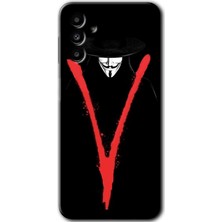 MRC İletişim Samsung Galaxy A13 5g Kılıf Hd Desen Baskılı Arka Kapak - V For