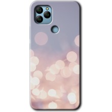 MRC İletişim General Mobile Gm 22 Kılıf Hd Desen Baskılı Arka Kapak - Blur Lights