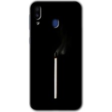 MRC İletişim Samsung Galaxy M10S Kılıf Hd Desen Baskılı Arka Kapak - Sönmüş Kibrit