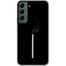 MRC İletişim Samsung Galaxy S22 Plus Kılıf Hd Desen Baskılı Arka Kapak - Sönmüş Kibrit