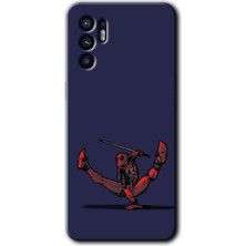 MRC İletişim Oppo Reno 6 Kılıf Hd Desen Baskılı Arka Kapak - Deadpool 3