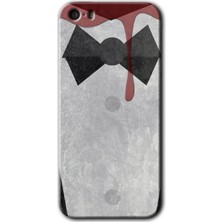 MRC İletişim Apple iPhone 5s Kılıf Hd Desen Baskılı Arka Kapak - Gentleman Blood
