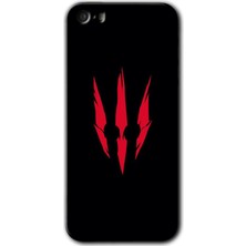 MRC İletişim Apple iPhone 5s Kılıf Hd Desen Baskılı Arka Kapak - Ayı Pençesi