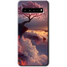 MRC İletişim Samsung Galaxy S10 Plus Kılıf Hd Desen Baskılı Arka Kapak - Uçurumdaki Hayat