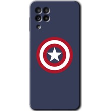 MRC İletişim Samsung Galaxy M32 Kılıf Hd Desen Baskılı Arka Kapak - Captain!